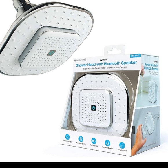 Other - Atomi shower head with bluetooth speaker magnetic rechargeable
